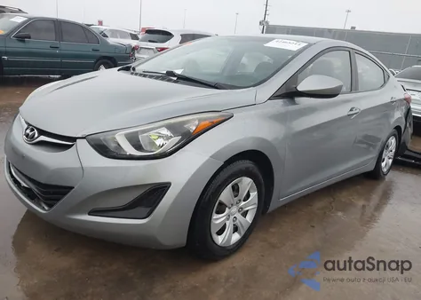 2016 Hyundai Elantra Se/Sport/Limited from USA, damaged, VIN 5NPDH4AE3GH742613